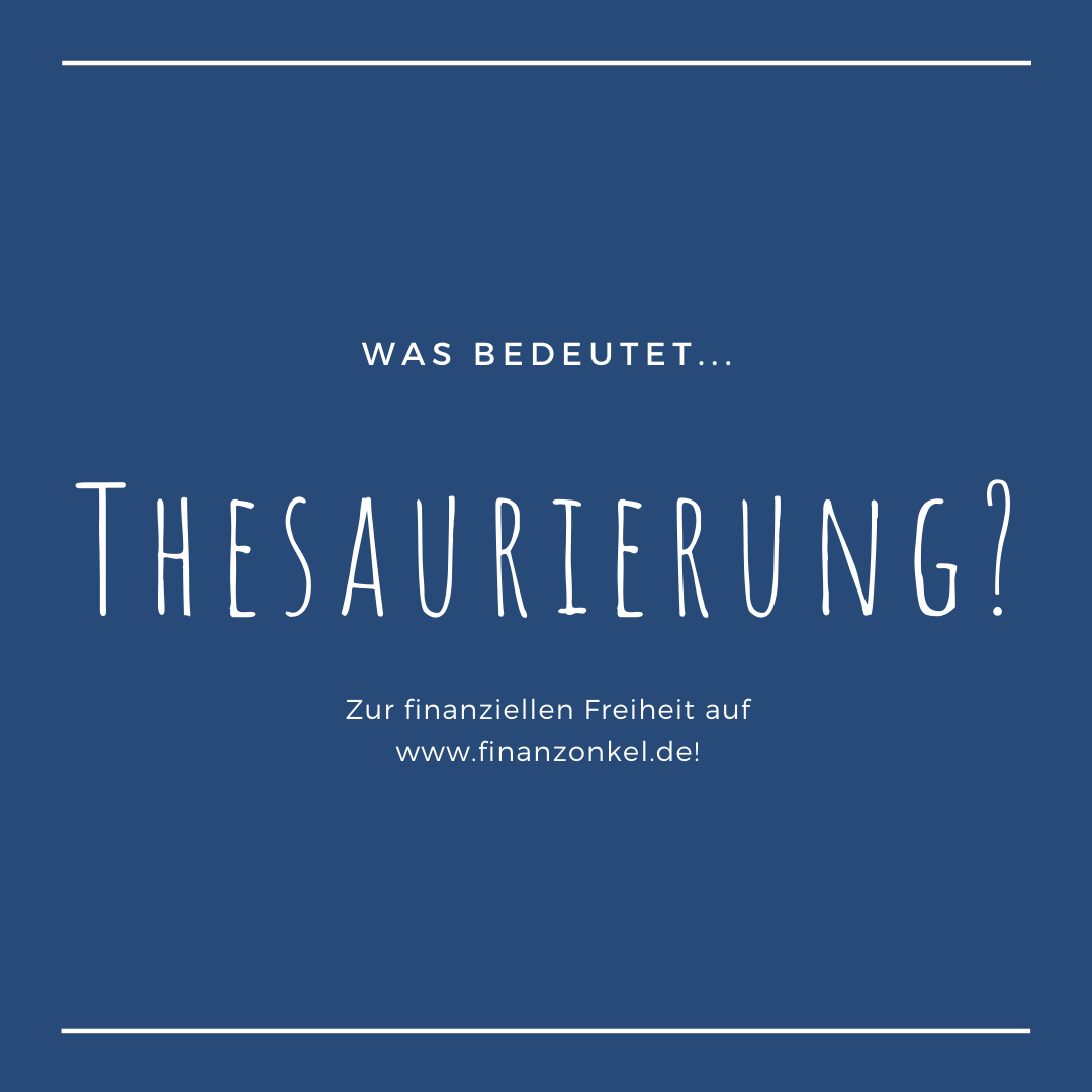 Thesaurierung Henry Schneider der Finanzonkel