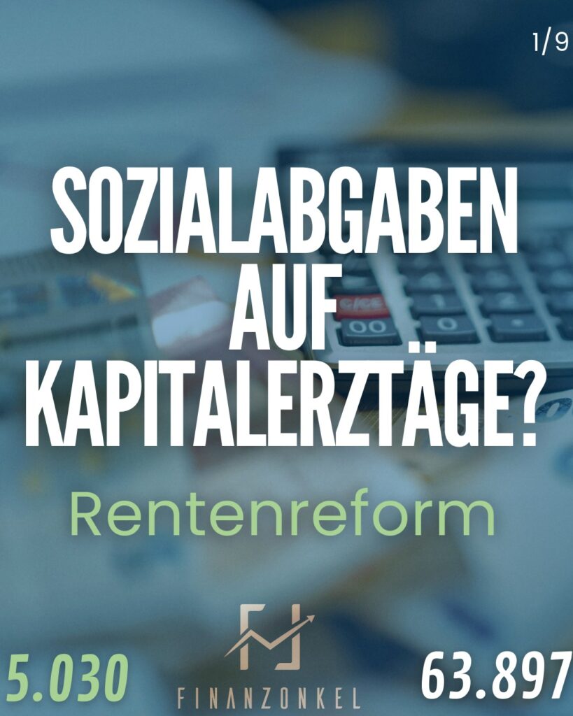 Sozialabgaben auf Kapitalerträge?