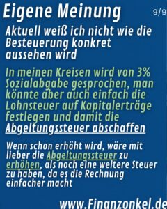 Sozialabgaben auf Kapitalerträge?